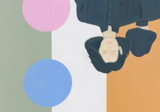 'Stolen' acrilico e olio su tela  90 x 60 cm 2018 - Woon Hyoung Choi