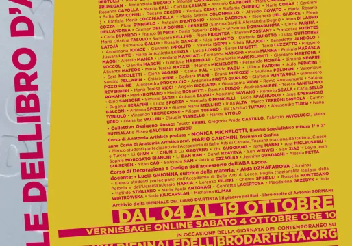 Scheda riassuntiva Biennale del Libro d’Artista - VII edizione  L’Arte si Fa Libro, il Libro si Fa Arte  Luogo: Biblioteca Comunale di Procida “Don Michele Ambrosino”  Piazzetta S. Michele - 80078 Terra Murata - Procida (NA) Date: dal 04 al 19 ottobre  Vernissage: online il 4 ottobre per la giornata del contemporaneo dalle ore 10                      esposizione inaugurale in presenza ore 12 Orari: orari di apertura e chiusura della biblioteca Ingresso: Gratuito Per ulteriori informazioni, programma comple