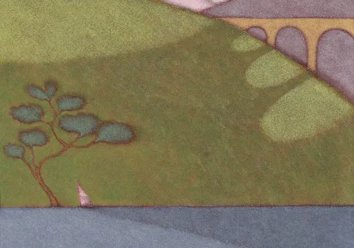 Guido Morelli - olio su tela, cm 100 x 120