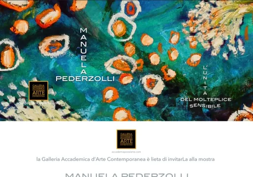 Invito mostra Manuela Pederzolli in Galleria Accademica