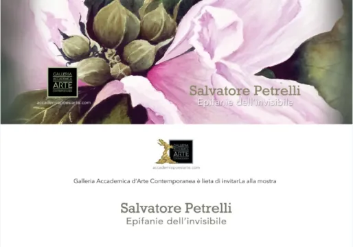 Invito mostra Salvatore Petrelli in Galleria Accademica