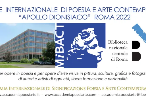 Annuale internazionale di poesia e arte contemporanea Apollo dionisiaco alla Biblioteca Nazionale Centrale di Roma