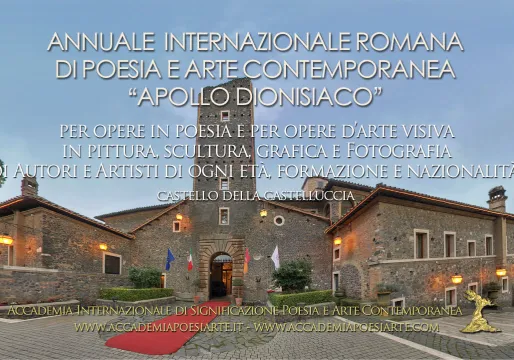 Annuale internazionale di poesia e arte contemporanea Apollo dionisiaco al Castello della Castelluccia
