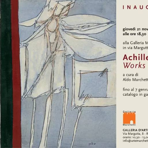 Invito mostra Achille Perilli, Works