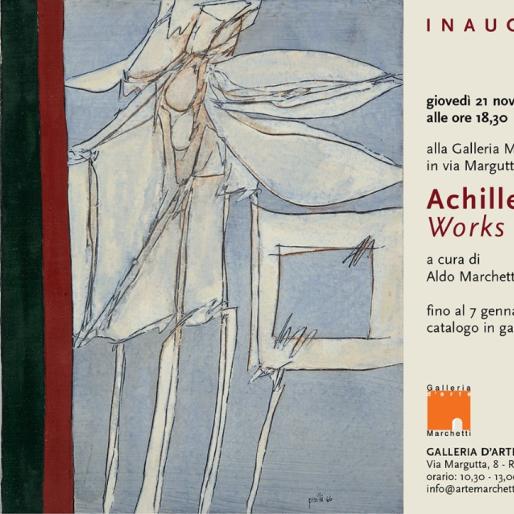Invito mostra Achille Perilli, Works