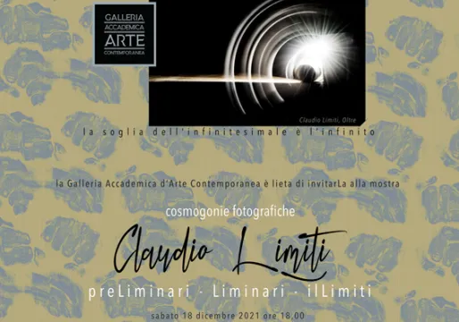 Invito alla mostra di Claudio Limiti - Galleria Accademica