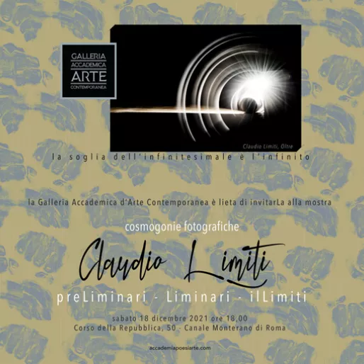 Invito alla mostra di Claudio Limiti - Galleria Accademica