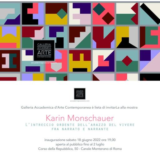Mostra di Karin Monschauer in Galleria Accademica 