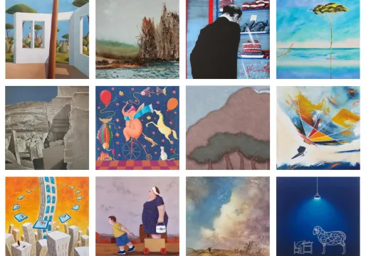 Alcune opere esposte alla mostra