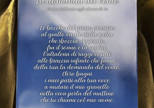 Targa argento premio Cook 2021 - poesia di Fulvia Minetti