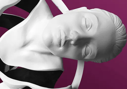 Genesi statua in resina by Roberto Piaia