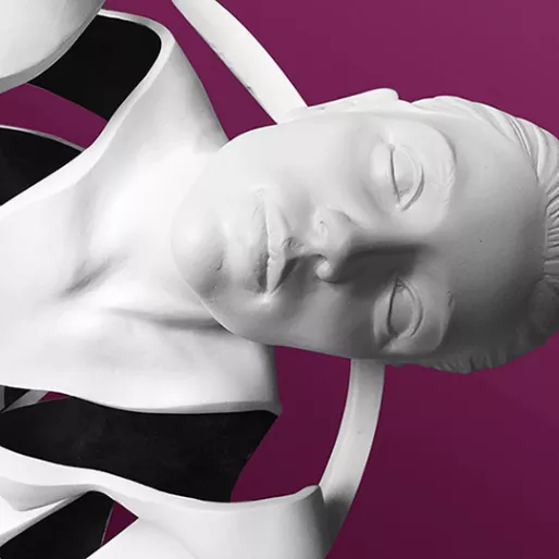 Genesi statua in resina by Roberto Piaia