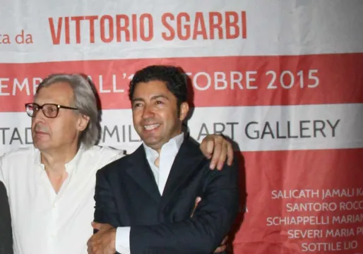 Vittorio Sgarbi e Salvo Nugnes 