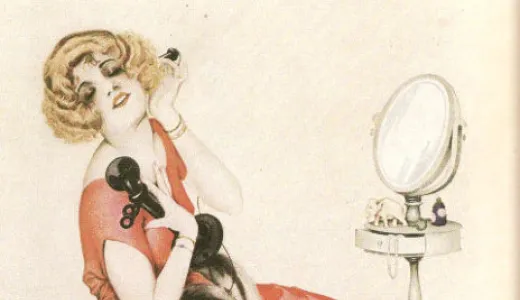 A Live Wire, Ziedgfeld poster, Shadowland Magazine (1921)