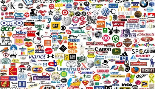 collage di marchi famosi