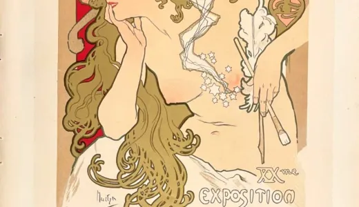 Manifesto di Mucha, per Salon des Cent