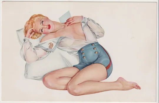 Dipinto per la rivista Esquire, "Varga Girl" (1942 ca.)