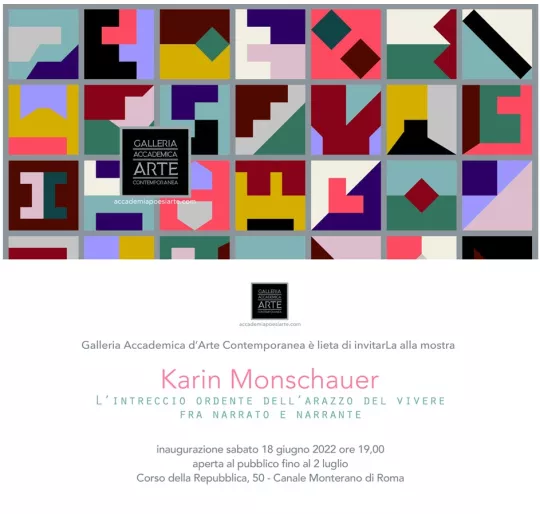 Mostra di Karin Monschauer in Galleria Accademica 