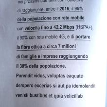 Pubblicità della Vodafone apparsa sul mensile Wired