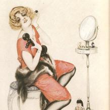 A Live Wire, Ziedgfeld poster, Shadowland Magazine (1921)